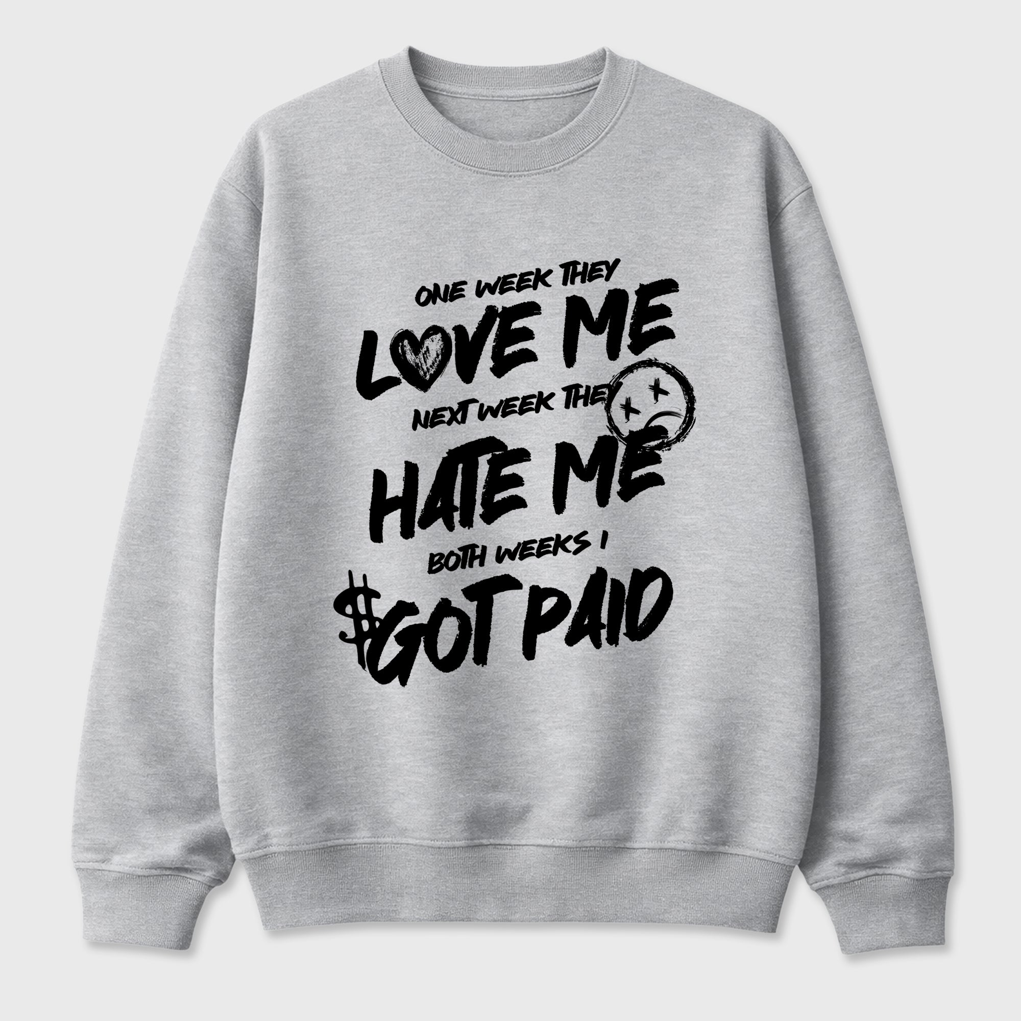 Sneaker match tees – Sneaker Tees To Match Air Jordan 6 Cap and Gown Shoes – I Got Paid Tee Heather Grey 2