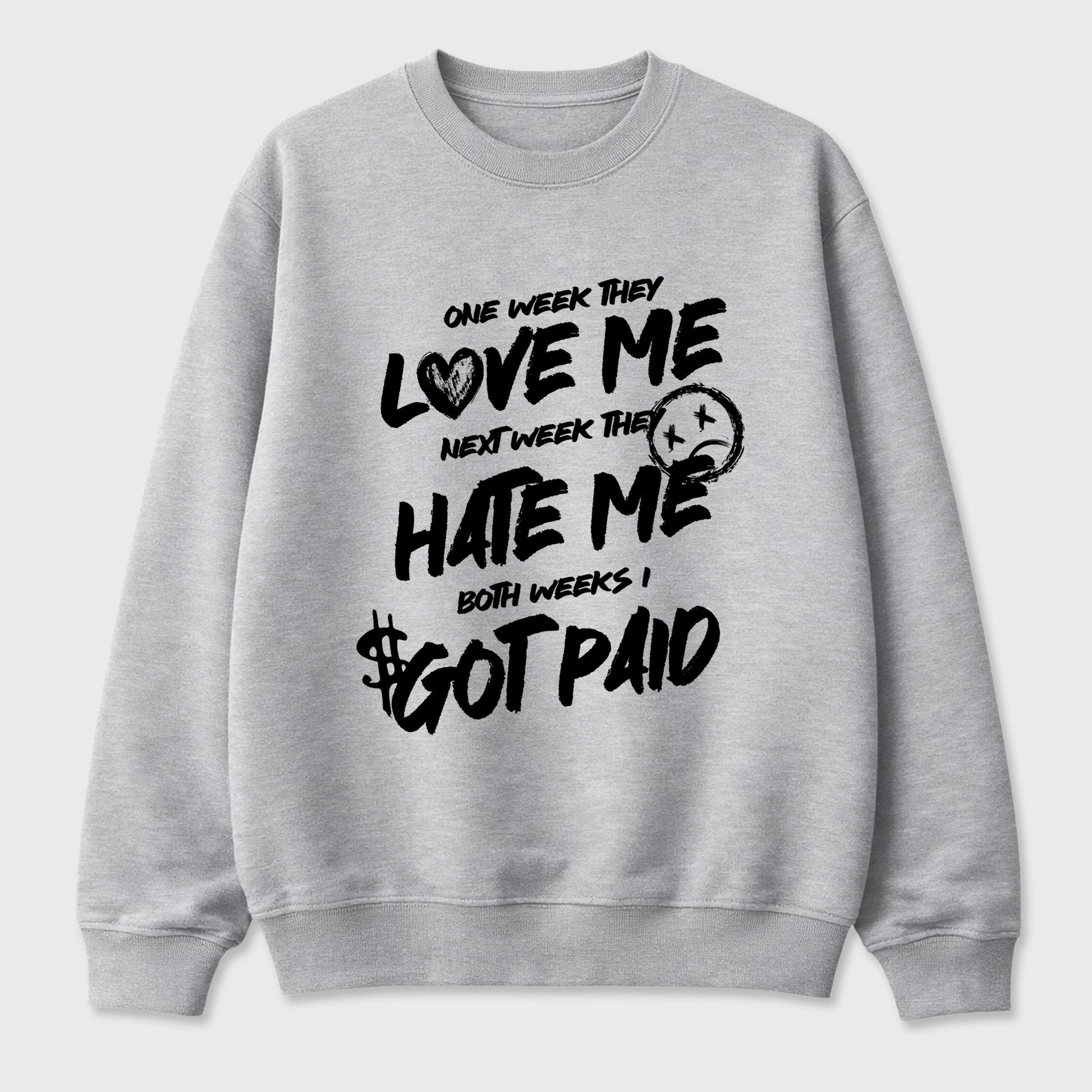 Sneaker match tees – Sneaker Tees To Match Air Jordan 6 Cap and Gown Shoes – I Got Paid Tee Heather Grey 2