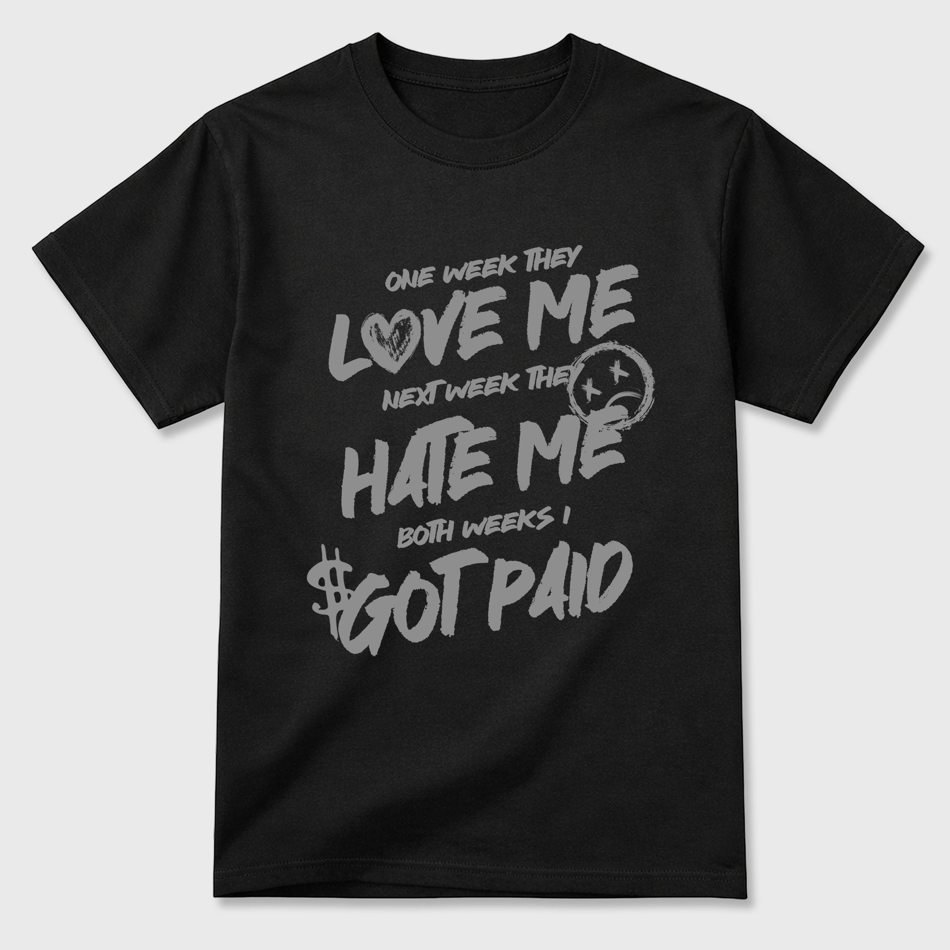 Sneaker match tees – Sneaker Tees To Match Air Jordan 6 Cap and Gown Shoes – I Got Paid Tee Black 2