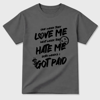 Sneaker match tees – Sneaker Tees To Match Air Jordan 6 Cap and Gown Shoes – I Got Paid Tee Cool Grey 2