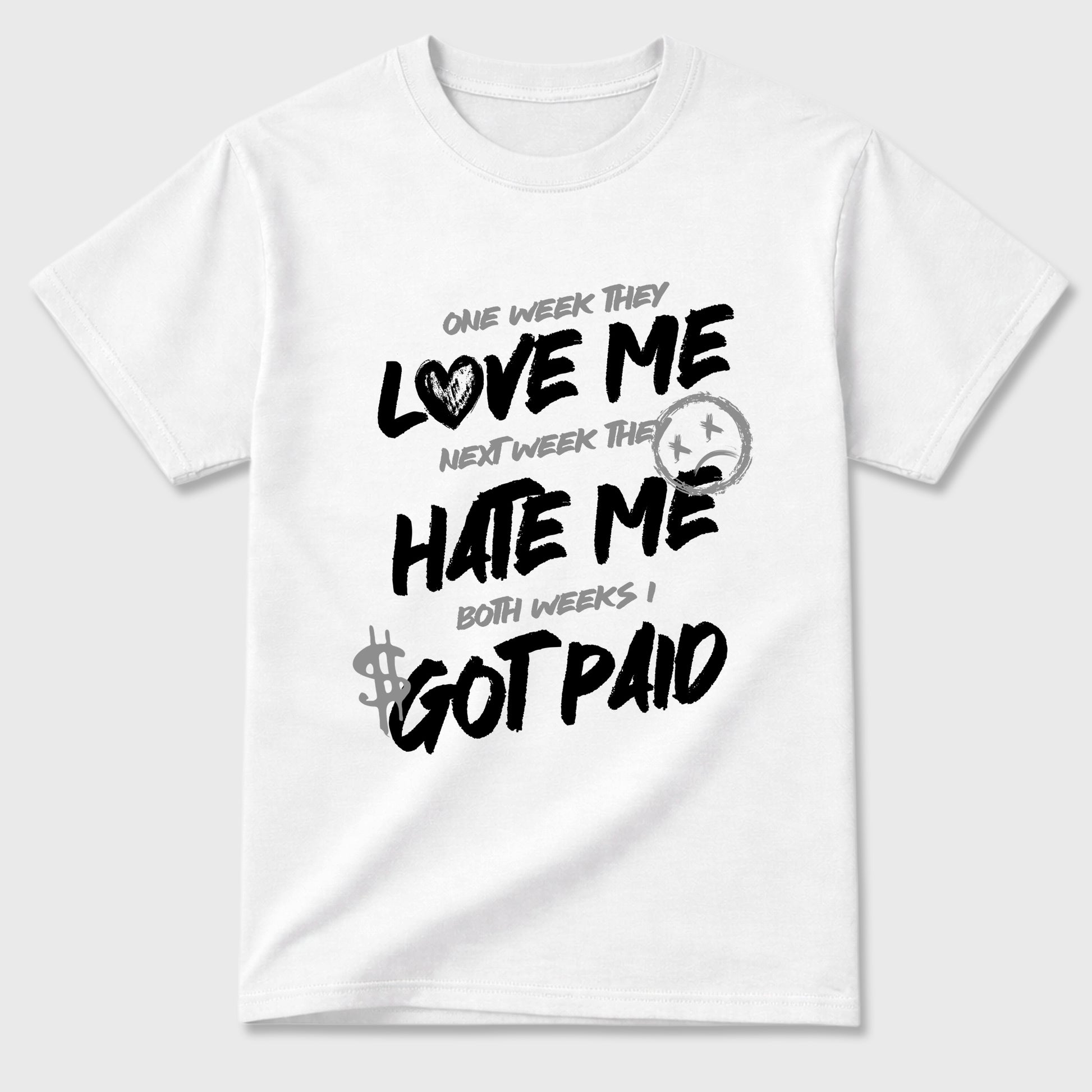 Sneaker match tees – Sneaker Tees To Match Air Jordan 6 Cap and Gown Shoes – I Got Paid Tee White 2