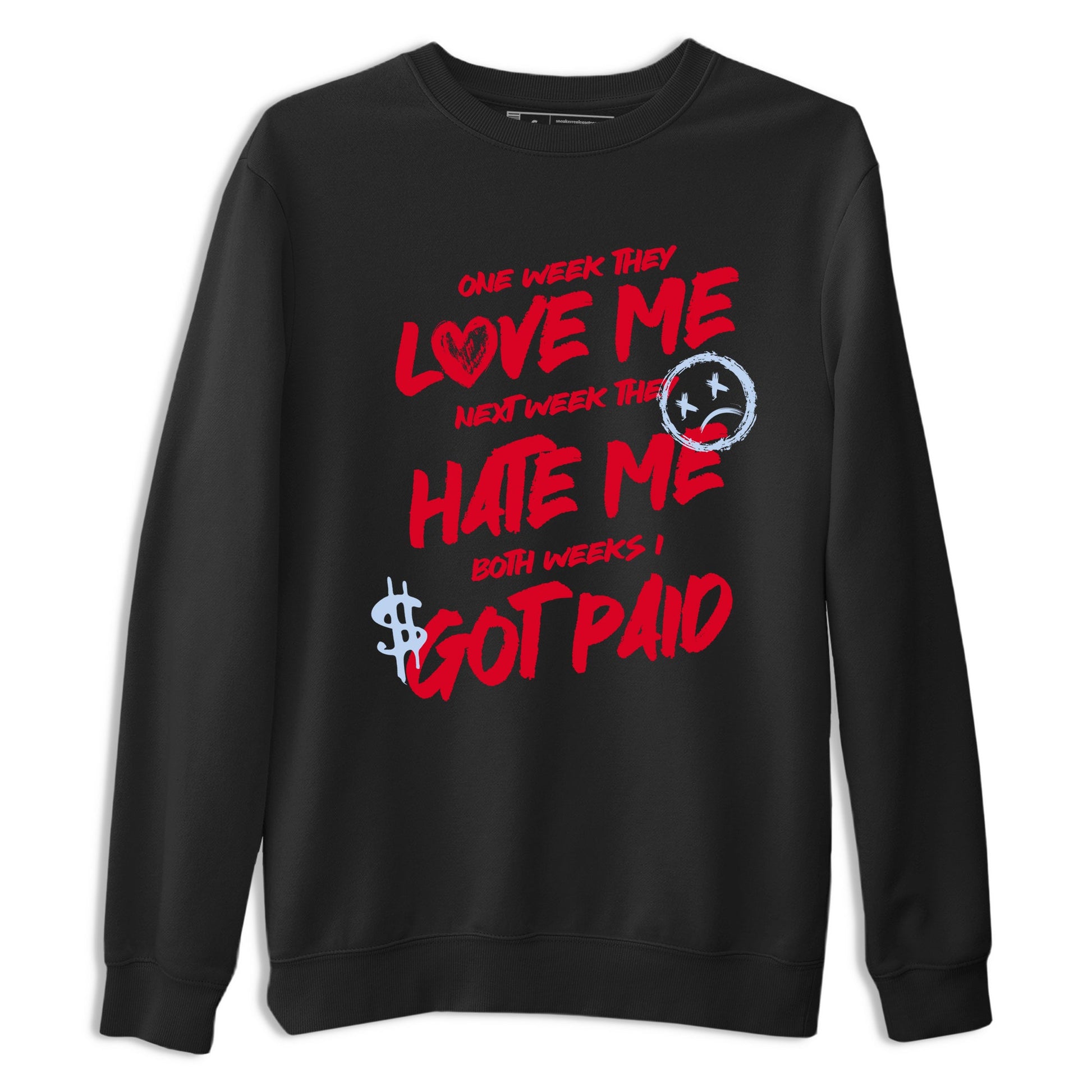 Sneaker match tees – Sneaker Tees To Match Air Jordan 6 Reverse Infrared Shoes – I Got Paid Tee Black 2