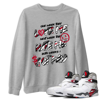 Sneaker Threads – Sneaker Tees To Match Air Jordan 8 Bunny – I Got Paid Graphic Tee Heather Grey 1. Perfect for Jordan releases 2025 colorways.