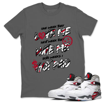 Sneaker Threads – Sneaker Tees To Match Air Jordan 8 Bunny – I Got Paid Graphic Tee Cool Grey 1. Perfect for Jordan releases 2025 colorways.