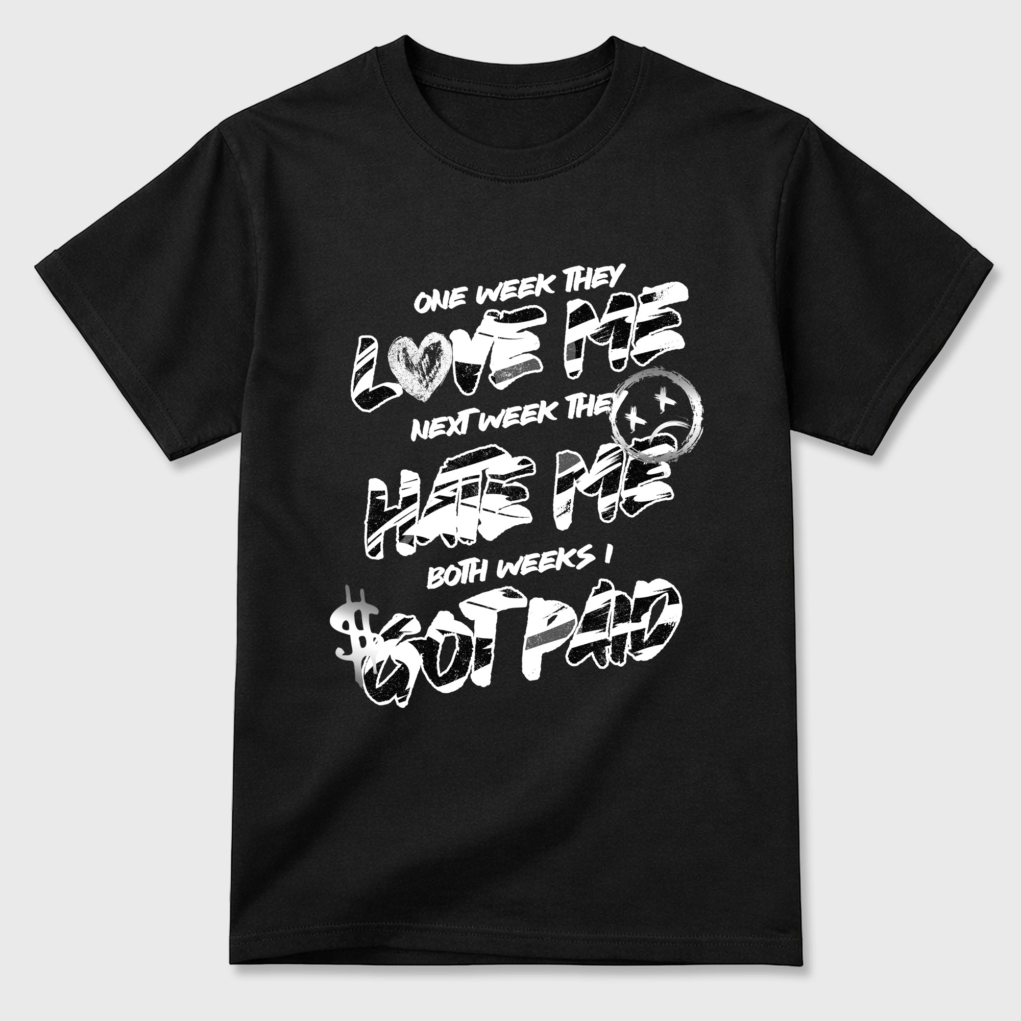 I Got Paid Graphic T-Shirt featuring original streetwear artwork designed to match the Air Jordan 8 Chrome. Black 2 Graphic T-Shirt.
