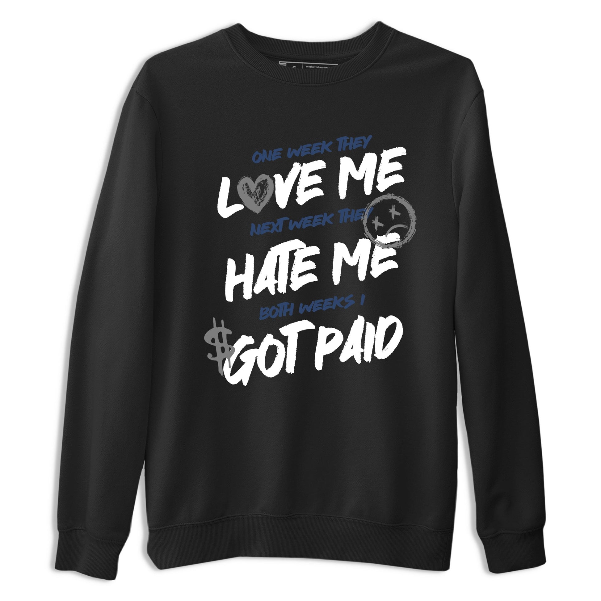 Perfect Valentine's Day Gifts graphic tee  – Sneaker Tees To Match Air Jordan 9 Flint Grey – I Got Paid Tee Black 2