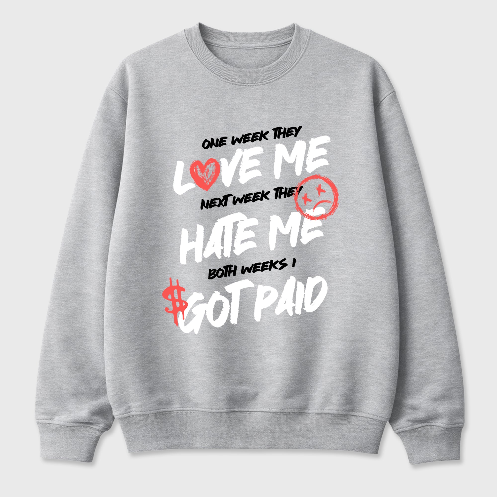 Sneaker match tees – Sneaker Tees To Match Air Max 90 Infrared Shoes – I Got Paid Tee Heather Grey 2