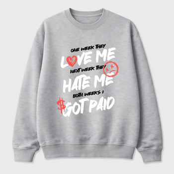 Sneaker match tees – Sneaker Tees To Match Air Max 90 Infrared Shoes – I Got Paid Tee Heather Grey 2