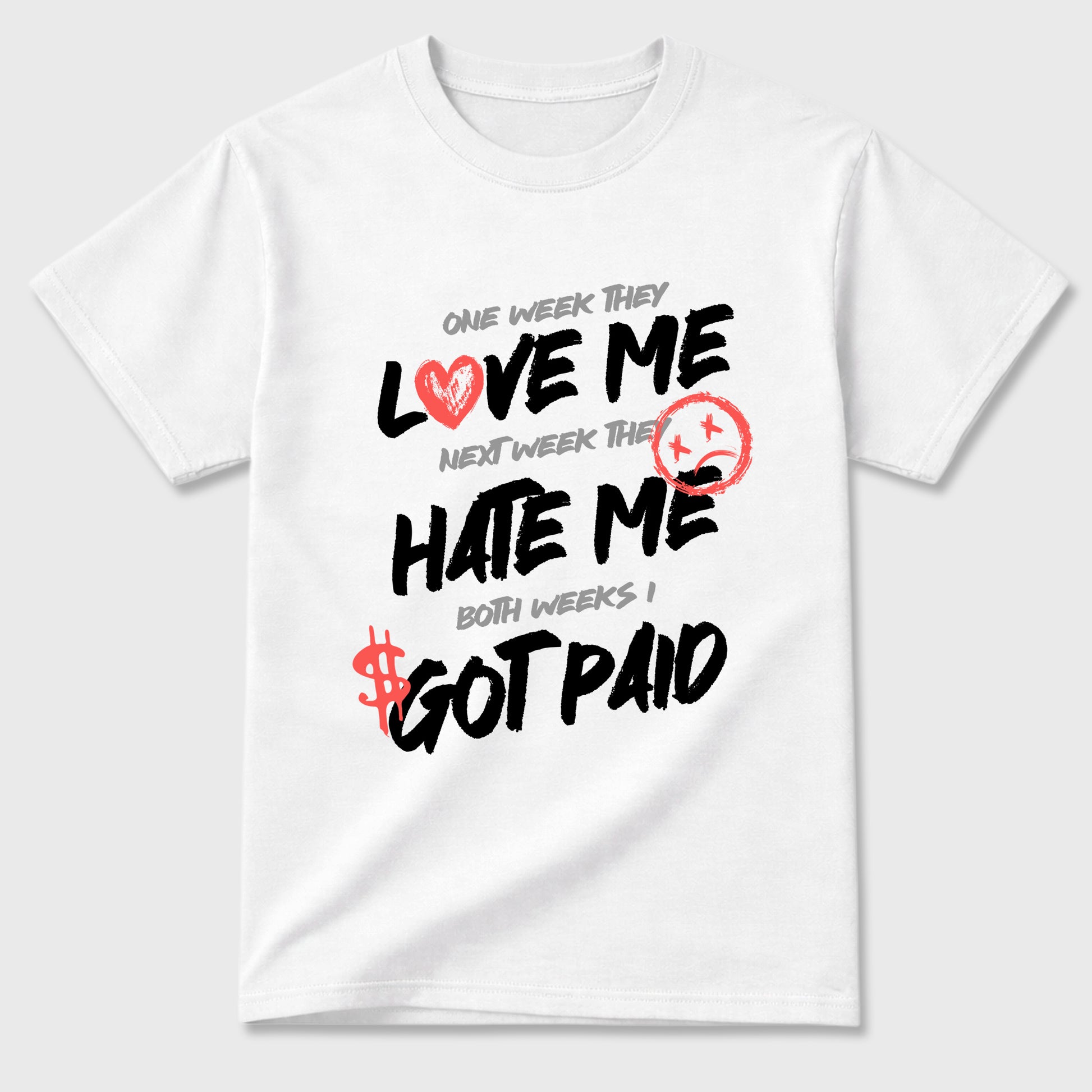 Sneaker match tees – Sneaker Tees To Match Air Max 90 Infrared Shoes – I Got Paid Tee White 2