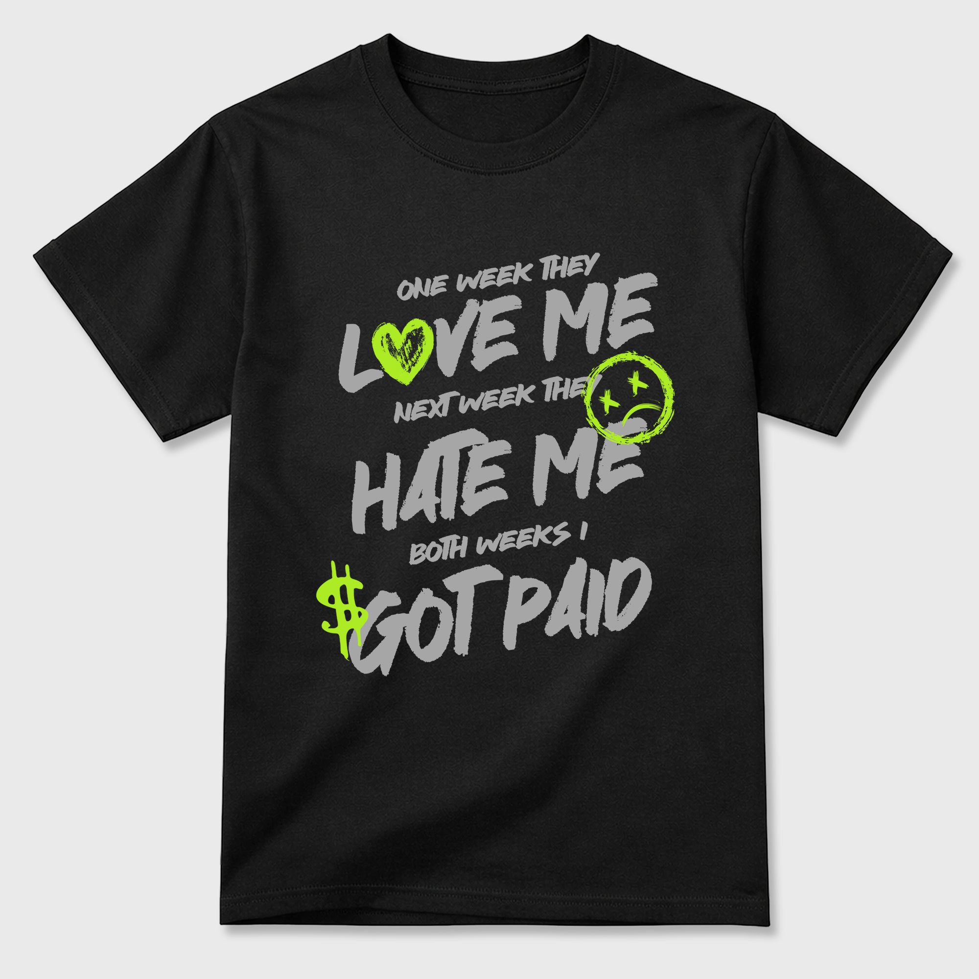 Air Max 95 Neon Yellow | I Got Paid Graphic Tee for Sneakerheads