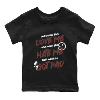 Sneaker match tees – Sneaker Tees To Match Dunk Low Football Shoes – I Got Paid Kids T-Shirt Black 2