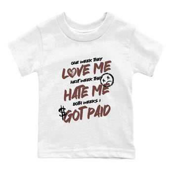 Sneaker match tees – Sneaker Tees To Match Dunk Low Football Shoes – I Got Paid Kids T-Shirt White 2