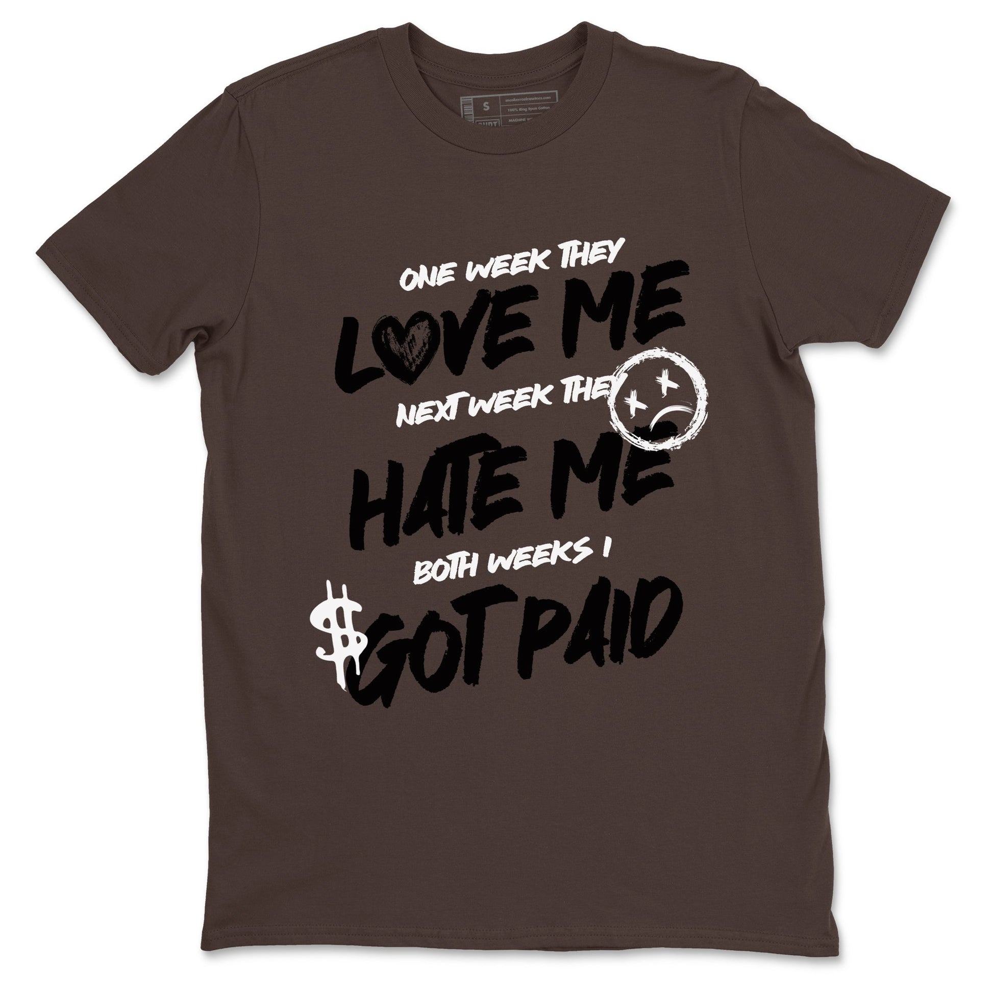 Sneaker match tees – Sneaker Tees To Match Dunk Low Football Shoes – I Got Paid Tee Dark Chocolate 2