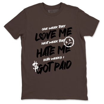 Sneaker match tees – Sneaker Tees To Match Dunk Low Football Shoes – I Got Paid Tee Dark Chocolate 2