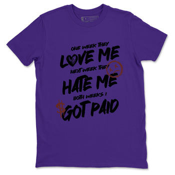 Sneaker match tees – Sneaker Threads To Match Dunk Low Persian Violet Shoes – I Got Paid Tee Purple 2