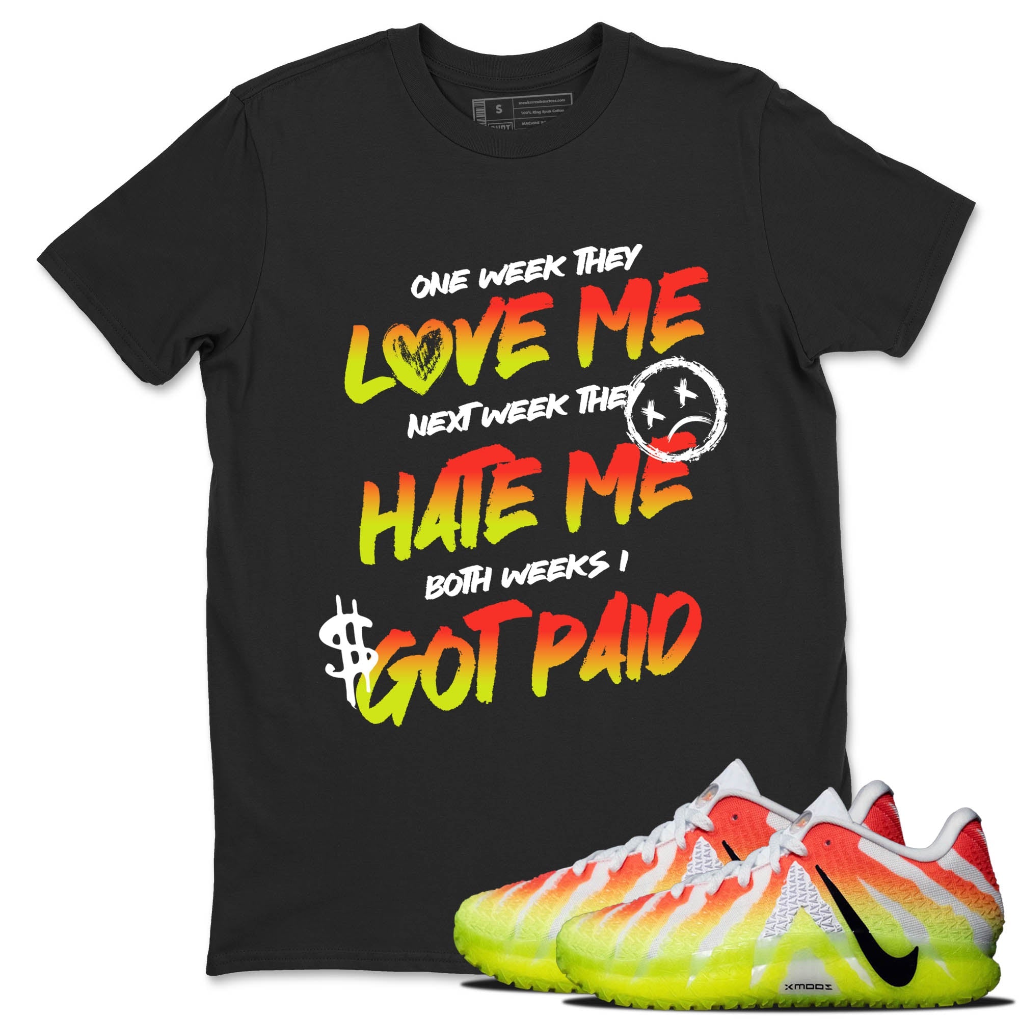 Sneaker Threads – Sneaker Tees To Match Nike JA 3 Under The Christmas Tree – I Got Paid Graphic Tee Black 1. Perfect for Jordan releases 2025 colorways. Perfect for Ja Morant sneaker releases and Christmas 2025 colorways.