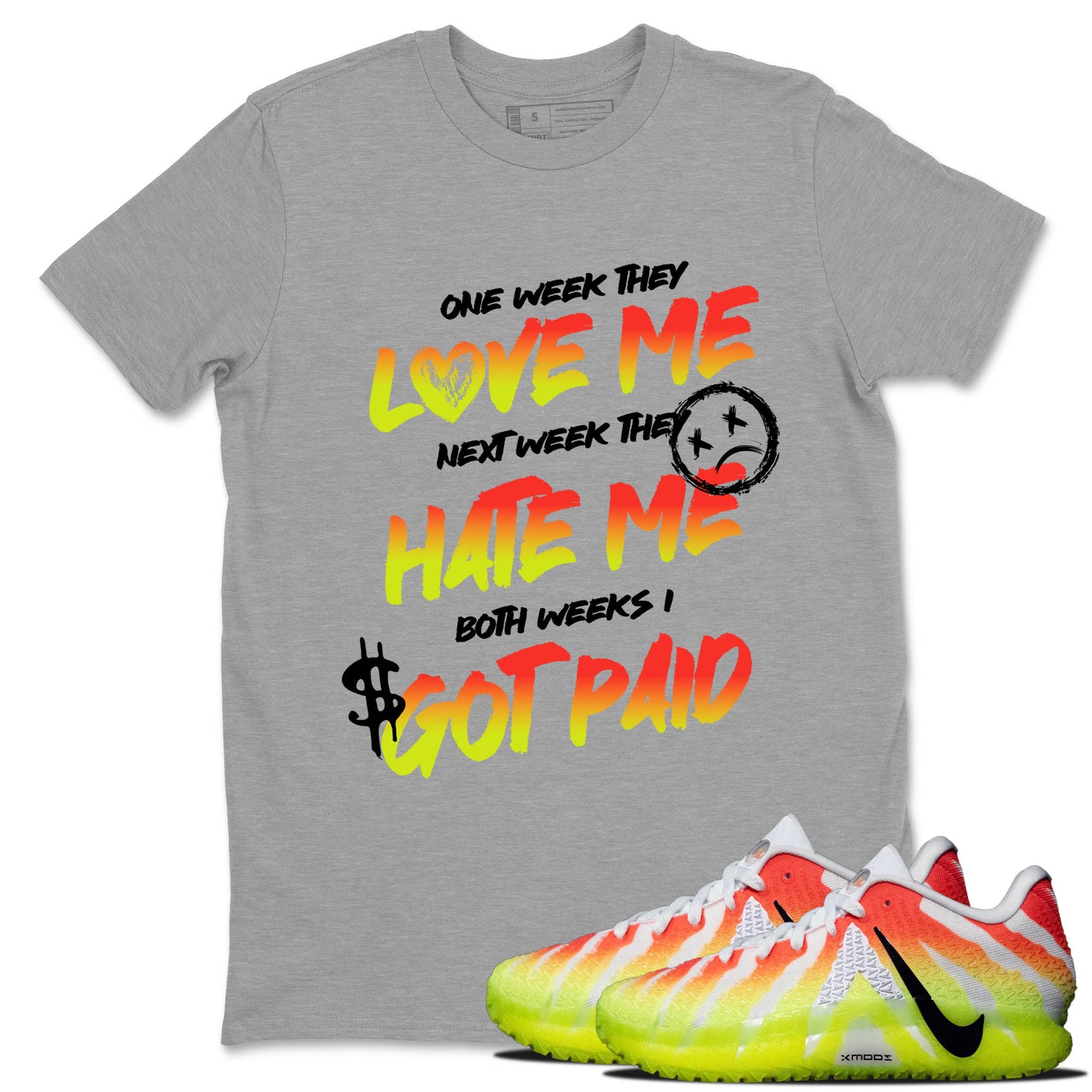Sneaker Threads – Sneaker Tees To Match Nike JA 3 Under The Christmas Tree – I Got Paid Graphic Tee Heather Grey 1. Perfect for Jordan releases 2025 colorways. Perfect for Ja Morant sneaker releases and Christmas 2025 colorways.