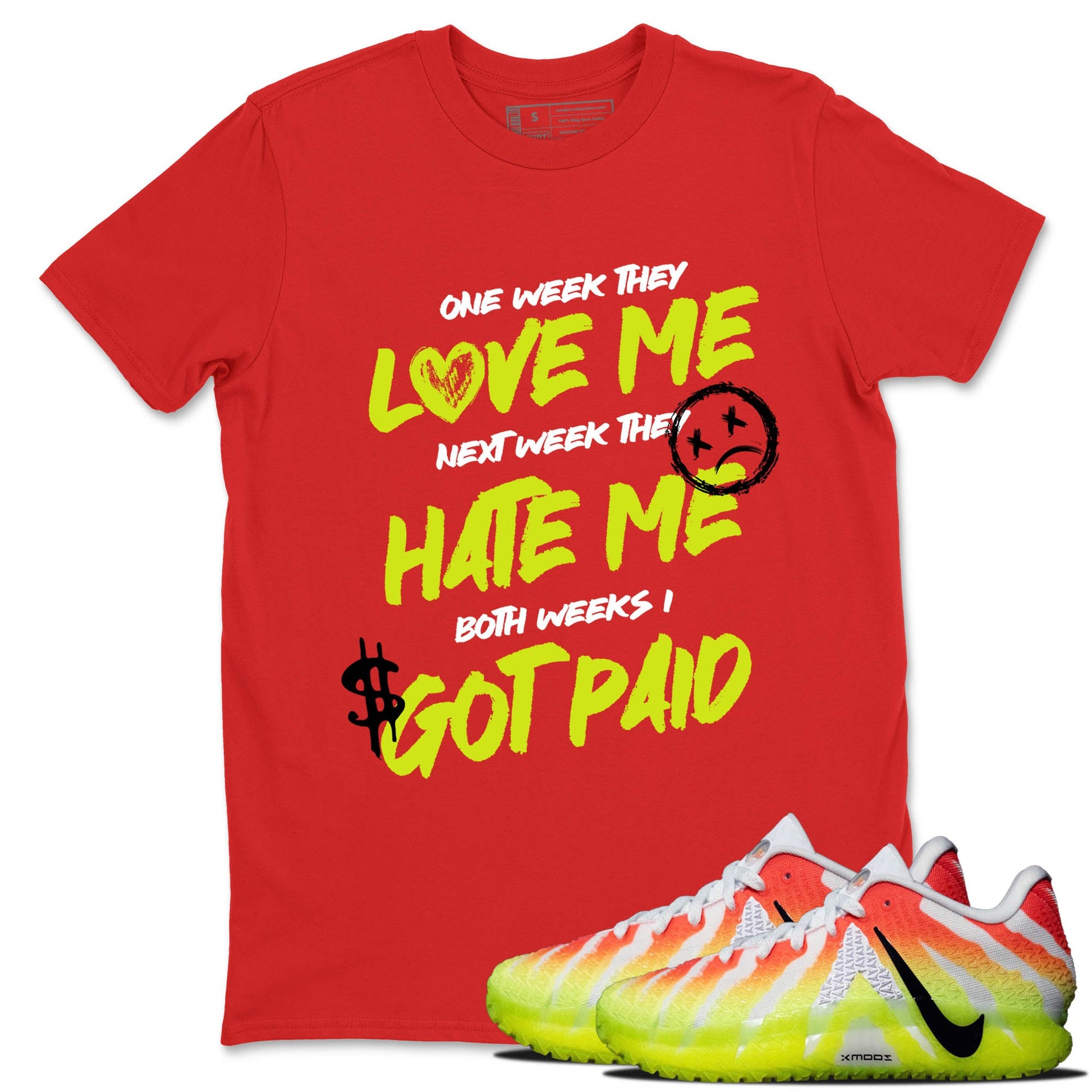 Sneaker Threads – Sneaker Tees To Match Nike JA 3 Under The Christmas Tree – I Got Paid Graphic Tee Red 1. Perfect for Jordan releases 2025 colorways. Perfect for Ja Morant sneaker releases and Christmas 2025 colorways.