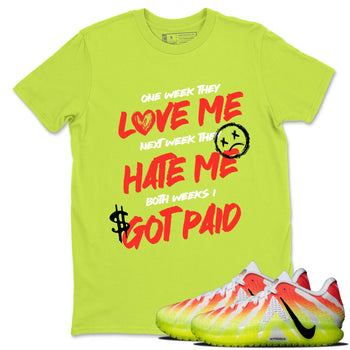 Sneaker Threads – Sneaker Tees To Match Nike JA 3 Under The Christmas Tree – I Got Paid Graphic Tee Safety Green 1. Perfect for Jordan releases 2025 colorways. Perfect for Ja Morant sneaker releases and Christmas 2025 colorways.