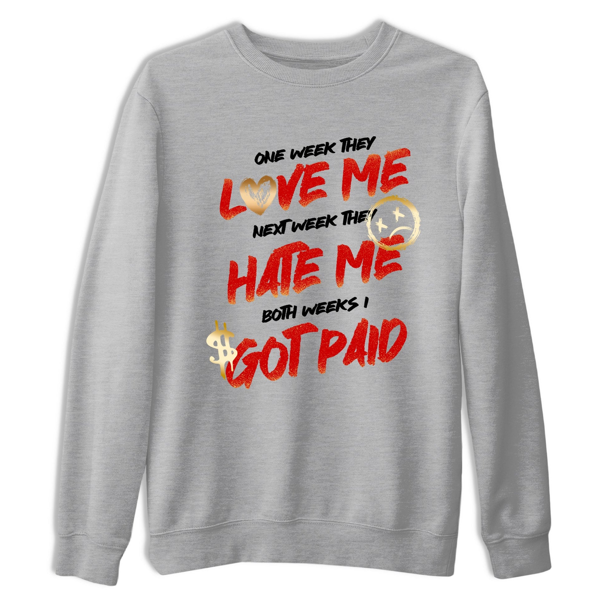 Sneaker match tees – Sneaker Tees To Match Nike KB 9 China Kobe 9 Low Proto EM University Red and Metallic Gold Shoes – I Got Paid Tee Heather Grey 2