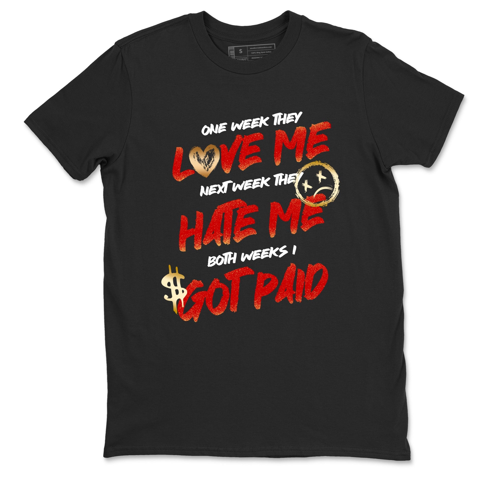 Sneaker match tees – Sneaker Tees To Match Nike KB 9 China Kobe 9 Low Proto EM University Red and Metallic Gold Shoes – I Got Paid Tee Black 2