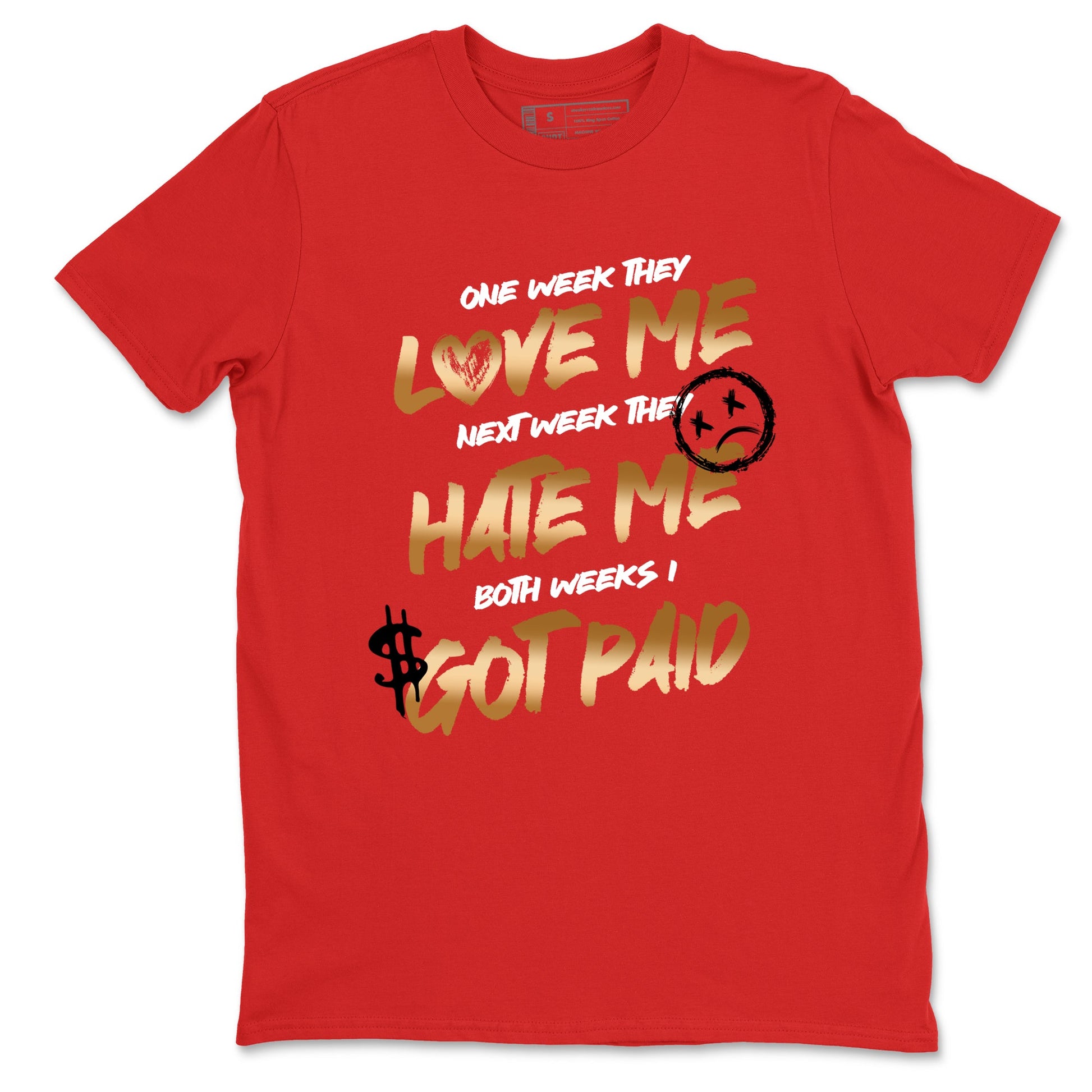 Sneaker match tees – Sneaker Tees To Match Nike KB 9 China Kobe 9 Low Proto EM University Red and Metallic Gold Shoes – I Got Paid Tee Red 2