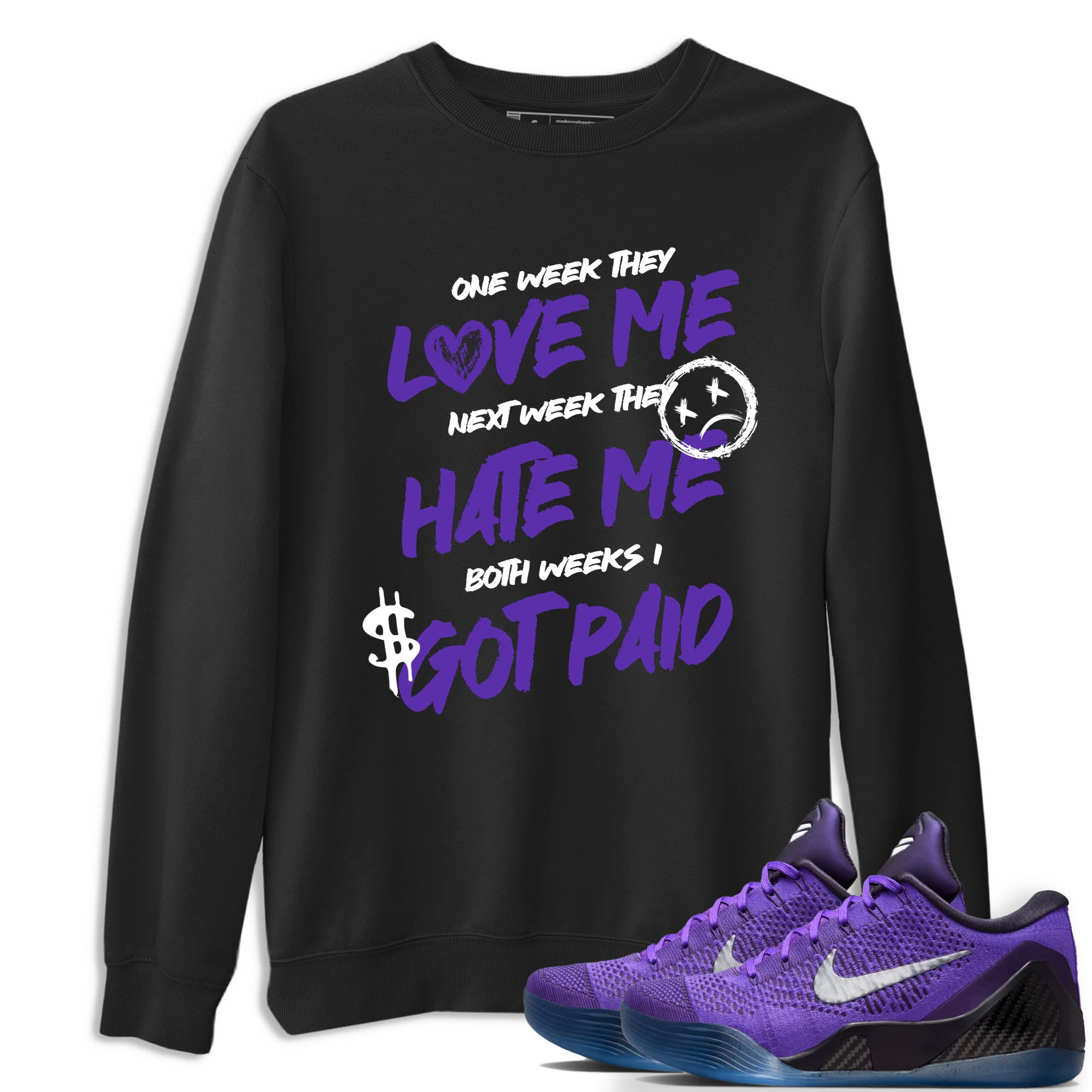 Sneaker Threads – Sneaker Tees To Match Nike KB 9 Hyper Grape – I Got Paid Graphic Tee Black 1. Perfect for Jordan releases 2025 colorways. Perfect for purple basketball sneaker releases and legacy-inspired colorways for 2025 hoopers.