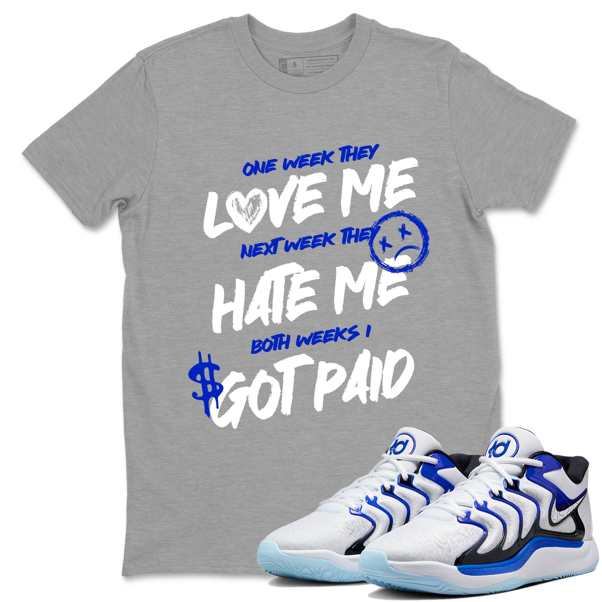 Sneaker Threads – Sneaker Tees To Match Nike KD 17 Penny – I Got Paid Graphic Tee Heather Grey 1. Perfect for Jordan releases 2025 colorways. Perfect for Kevin Durant basketball sneaker releases and retro Penny-inspired 2025 colorways.