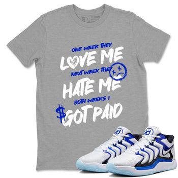 Sneaker Threads – Sneaker Tees To Match Nike KD 17 Penny – I Got Paid Graphic Tee Heather Grey 1. Perfect for Jordan releases 2025 colorways. Perfect for Kevin Durant basketball sneaker releases and retro Penny-inspired 2025 colorways.