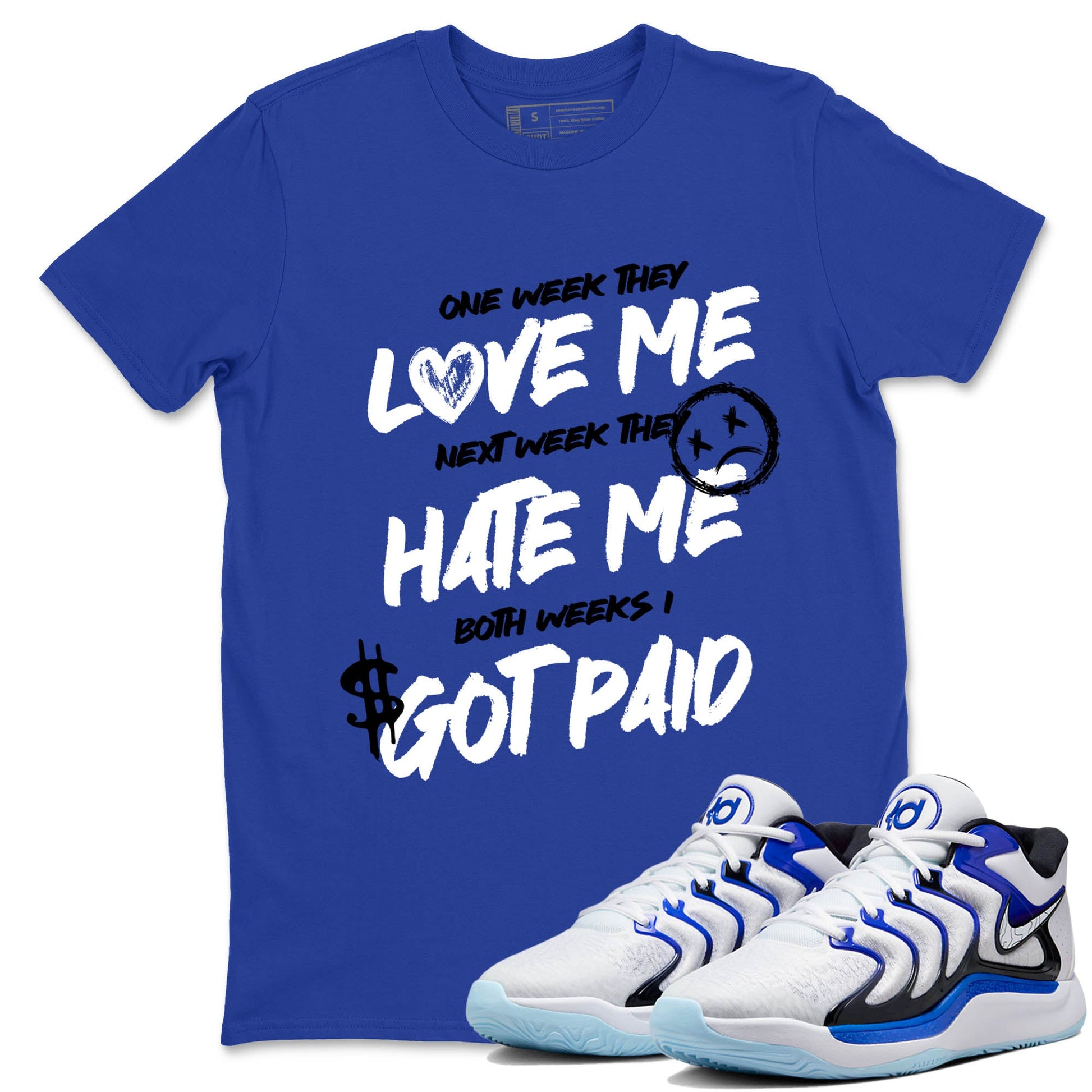 Sneaker Threads – Sneaker Tees To Match Nike KD 17 Penny – I Got Paid Graphic Tee Royal Blue 1. Perfect for Jordan releases 2025 colorways. Perfect for Kevin Durant basketball sneaker releases and retro Penny-inspired 2025 colorways.