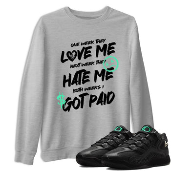 Sneaker Threads – Sneaker Tees To Match Nike KD 18 Black Label – I Got Paid Graphic Tee Heather Grey 1. Perfect for Jordan releases 2025 colorways. Perfect for Kevin Durant basketball sneaker releases and all-black performance colorways for 2025 hoopers. 