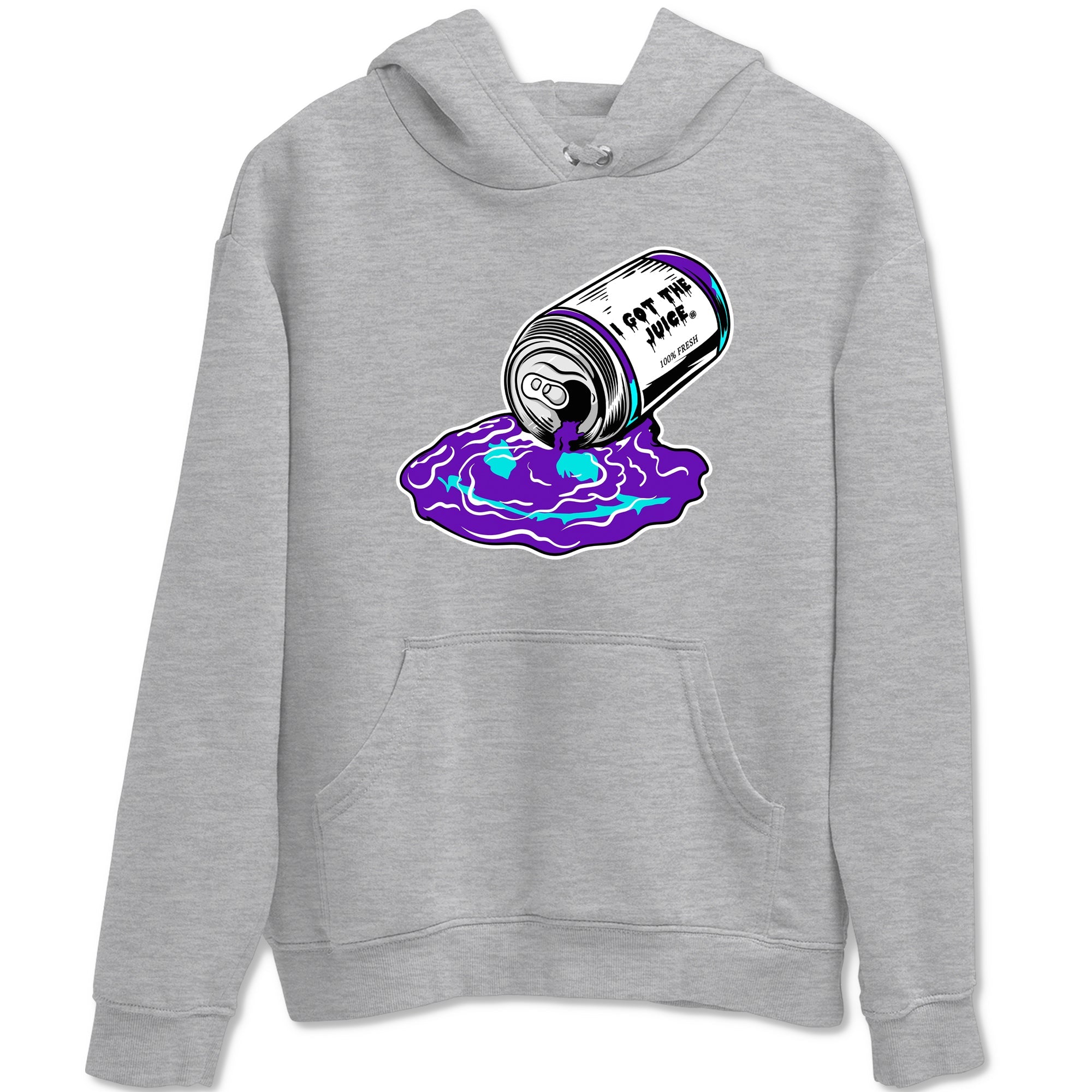 5s Grape shirts to match jordans I Got The Juice best t shirts to wear with jordans AJ 5 OG Grape match shoes to clothes SNRT Sneaker Tees unisex cotton Heather Grey 2 shirts