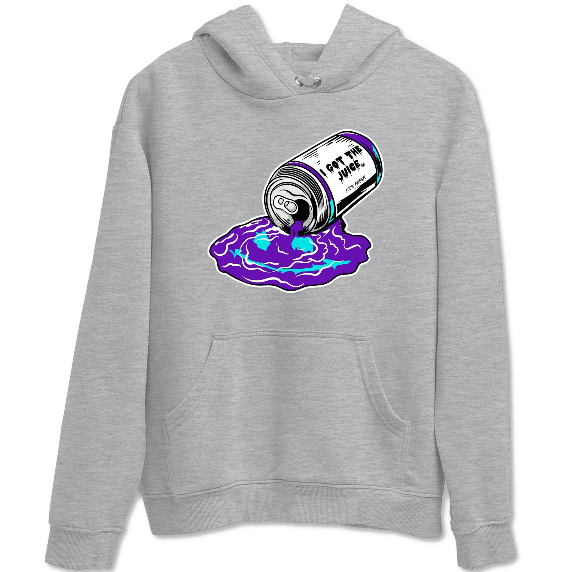5s Grape shirts to match jordans I Got The Juice best t shirts to wear with jordans AJ 5 OG Grape match shoes to clothes SNRT Sneaker Tees unisex cotton Heather Grey 2 shirts