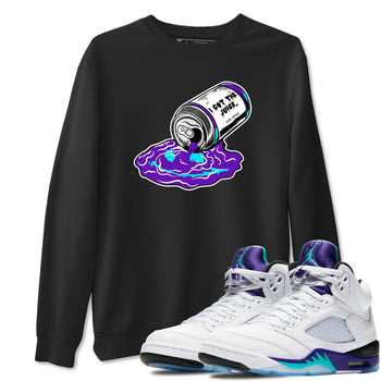 5s Grape shirts to match jordans I Got The Juice best t shirts to wear with jordans AJ 5 OG Grape match shoes to clothes SNRT Sneaker Tees unisex cotton Black 1 shirts