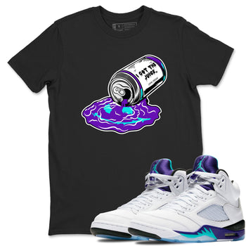 5s Grape shirts to match jordans I Got The Juice best t shirts to wear with jordans AJ 5 OG Grape match shoes to clothes SNRT Sneaker Tees unisex cotton Black 1 shirts