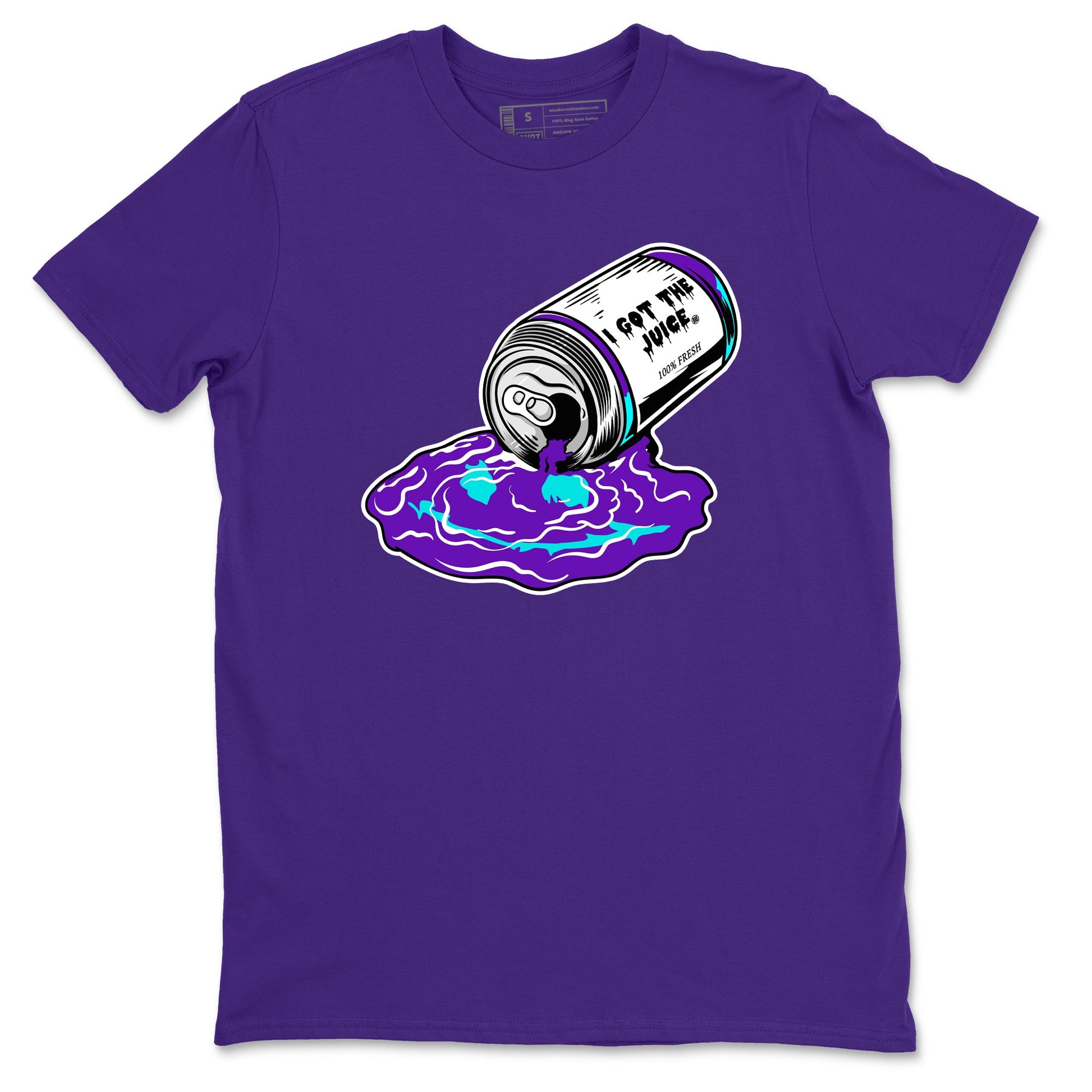 5s Grape shirts to match jordans I Got The Juice best t shirts to wear with jordans AJ 5 OG Grape match shoes to clothes SNRT Sneaker Tees unisex cotton Purple 2 shirts