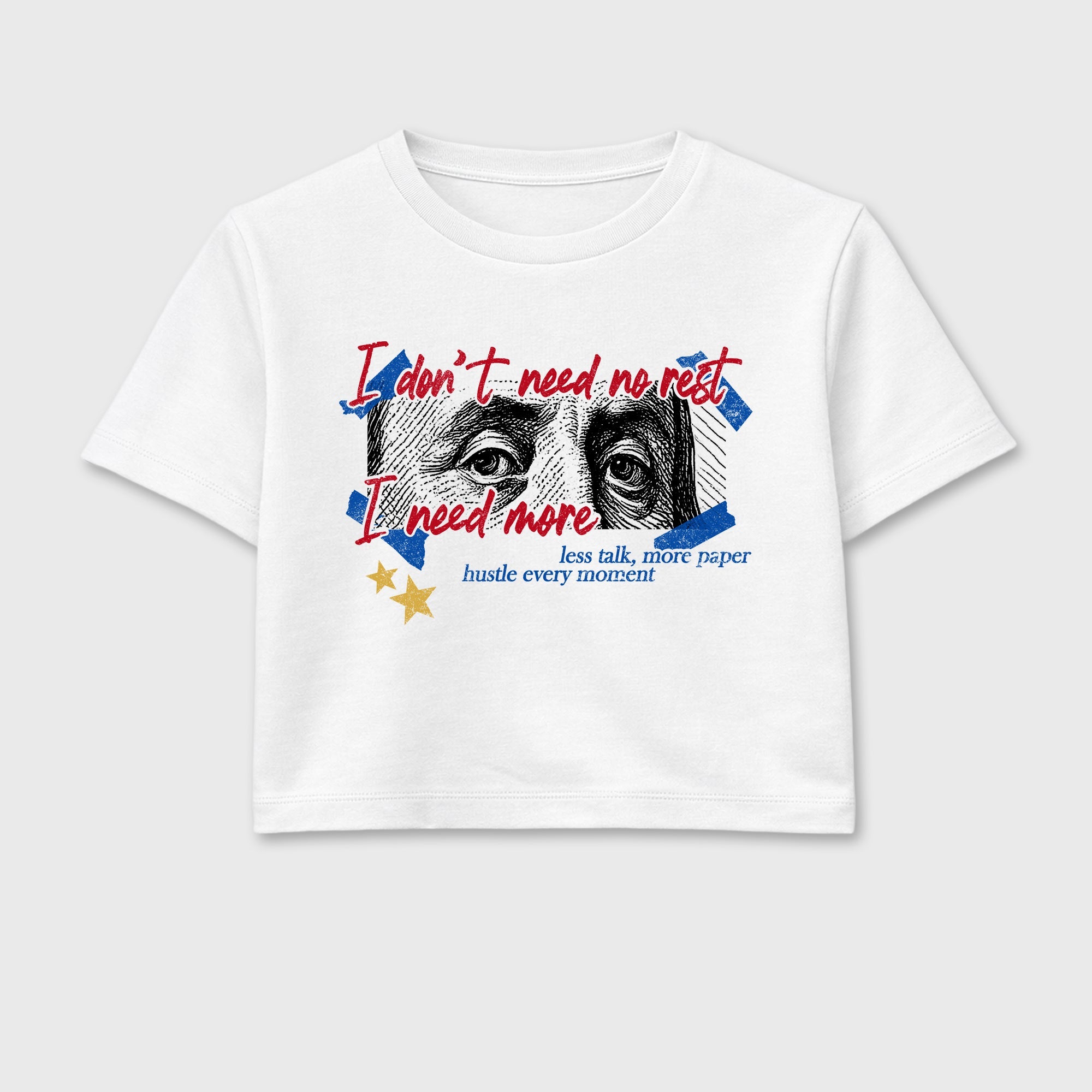 Sneaker match tees – Sneaker Tees To Match Air Jordan 1 Union x Fragment Shoes – I Need More Crop T-Shirt White 2