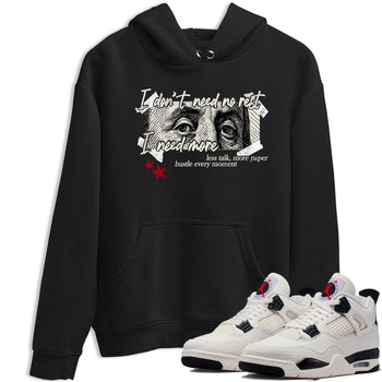 Sneaker match tees – Sneaker Tees To Match Air Jordan 4 Flight Club Shoes – I Need More Tee Black 1