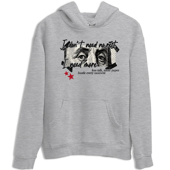 Sneaker match tees – Sneaker Tees To Match Air Jordan 4 Flight Club Shoes – I Need More Tee Heather Grey 2