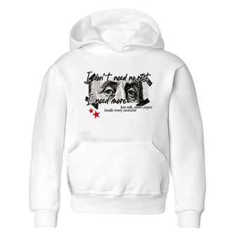 Sneaker match tees – Sneaker Tees To Match Air Jordan 4 Flight Club Shoes – I Need More Kids T-Shirt White 2