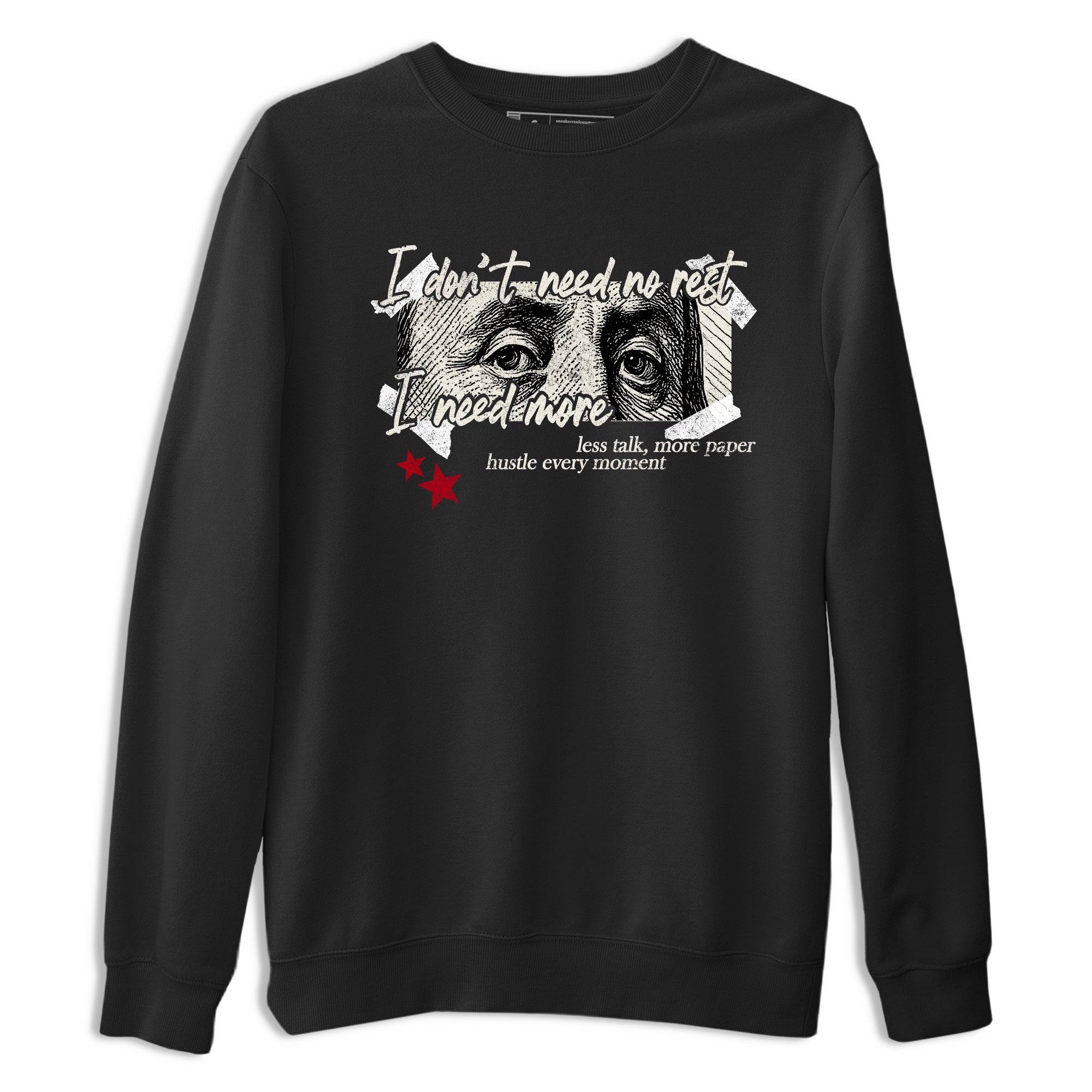 Sneaker match tees – Sneaker Tees To Match Air Jordan 4 Flight Club Shoes – I Need More Tee Black 2