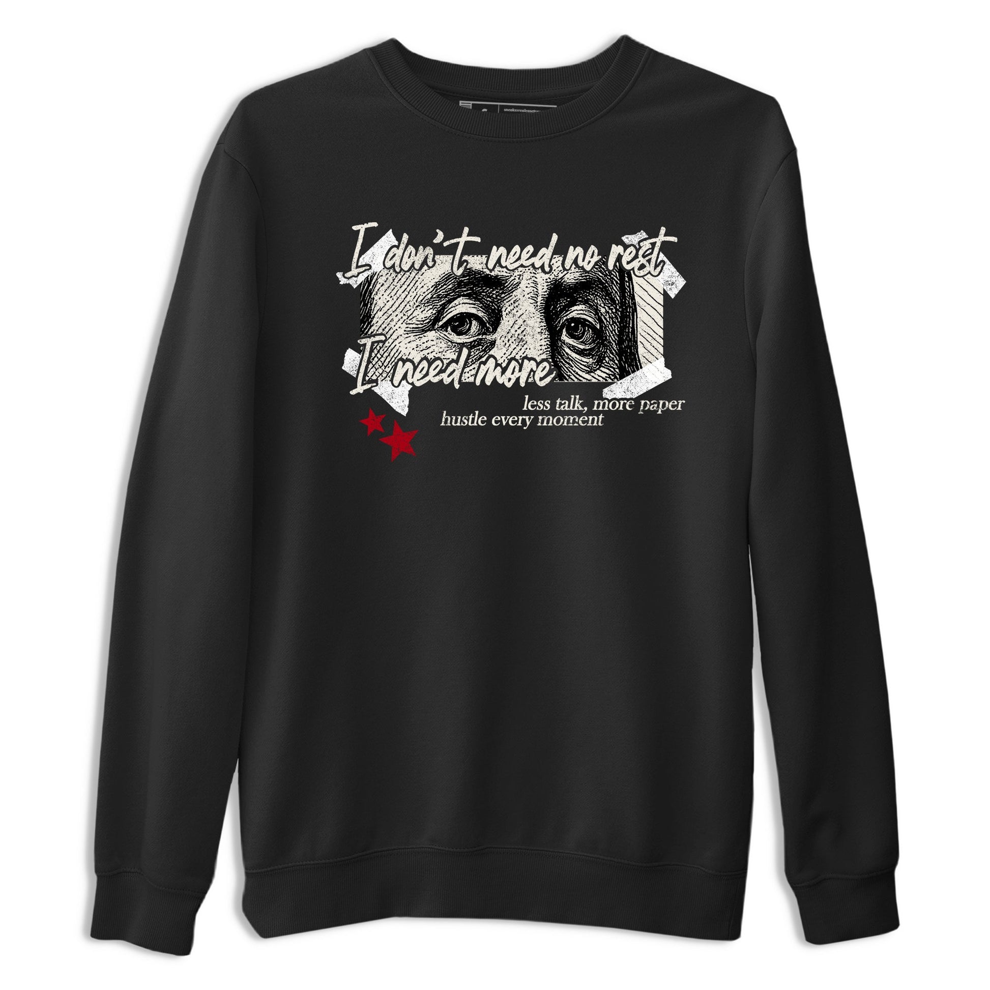 Sneaker match tees – Sneaker Tees To Match Air Jordan 4 Flight Club Shoes – I Need More Tee Black 2