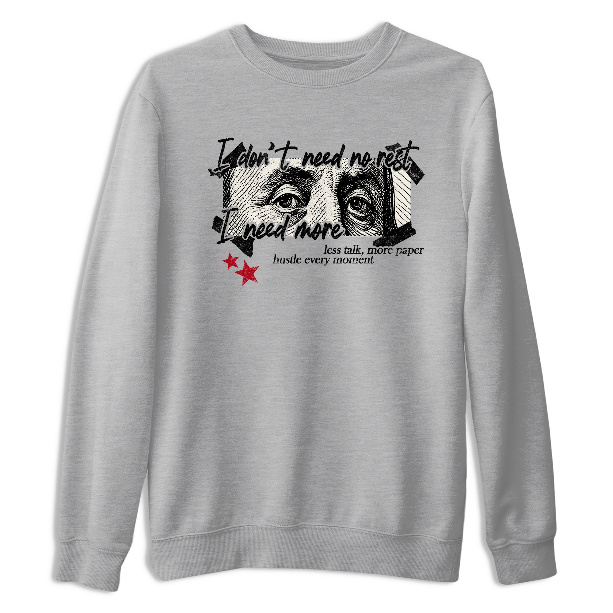 Sneaker match tees – Sneaker Tees To Match Air Jordan 4 Flight Club Shoes – I Need More Tee Heather Grey 2