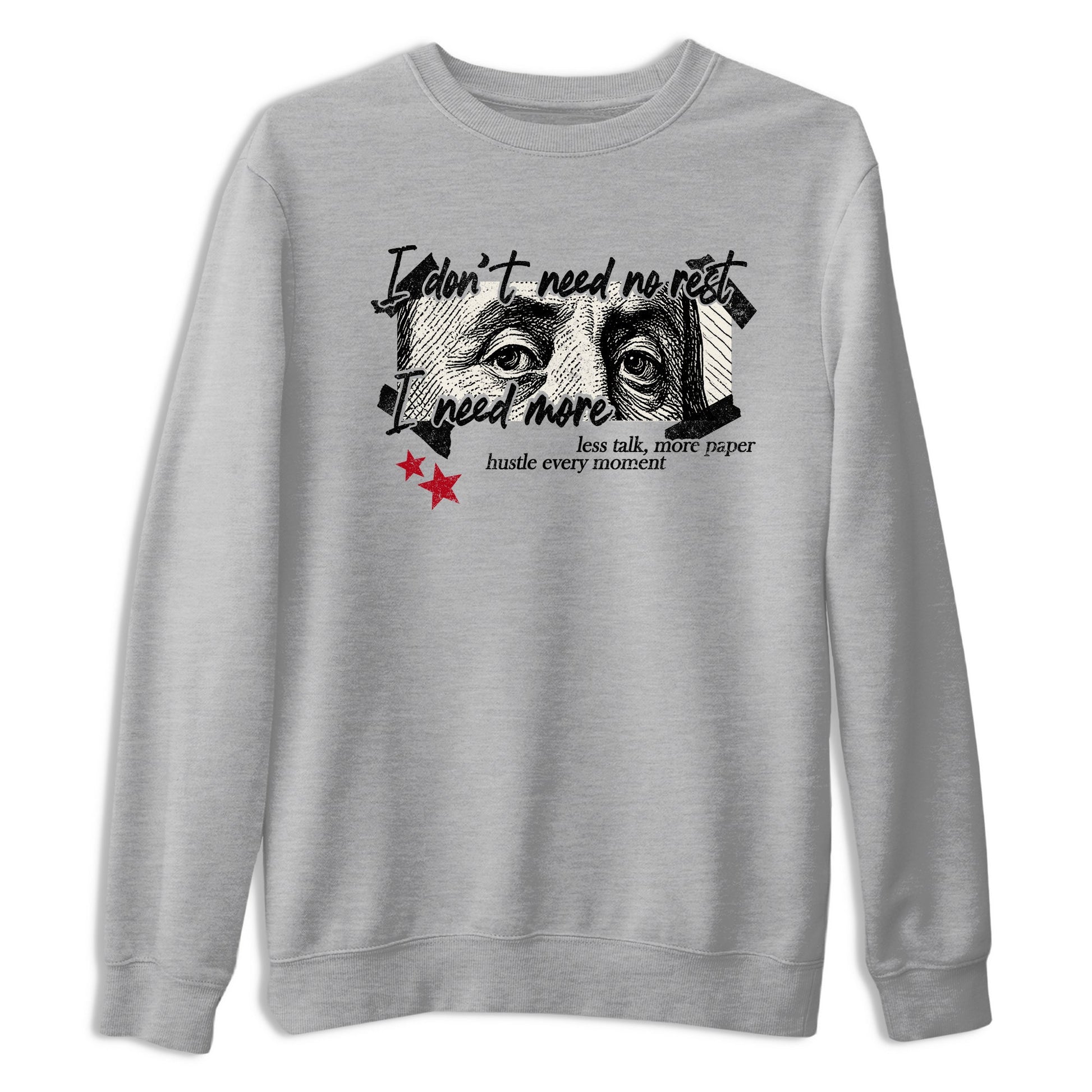 Sneaker match tees – Sneaker Tees To Match Air Jordan 4 Flight Club Shoes – I Need More Tee Heather Grey 2