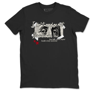 Sneaker match tees – Sneaker Tees To Match Air Jordan 4 Flight Club Shoes – I Need More Tee Black 2