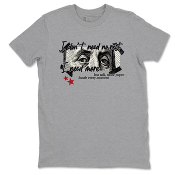 Sneaker match tees – Sneaker Tees To Match Air Jordan 4 Flight Club Shoes – I Need More Tee Heather Grey 2
