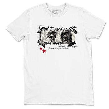 Sneaker match tees – Sneaker Tees To Match Air Jordan 4 Flight Club Shoes – I Need More Tee White 2