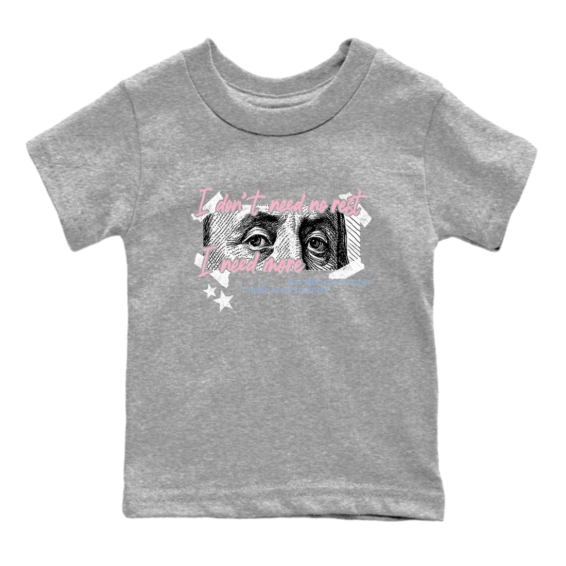Sneaker match tees – Sneaker Tees To Match Air Jordan 5 35th Anniversary Shoes – I Need More Kids T-Shirt Heather Grey 2