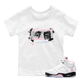 Sneaker match tees – Sneaker Tees To Match Air Jordan 5 35th Anniversary Shoes – I Need More Kids T-Shirt White 1