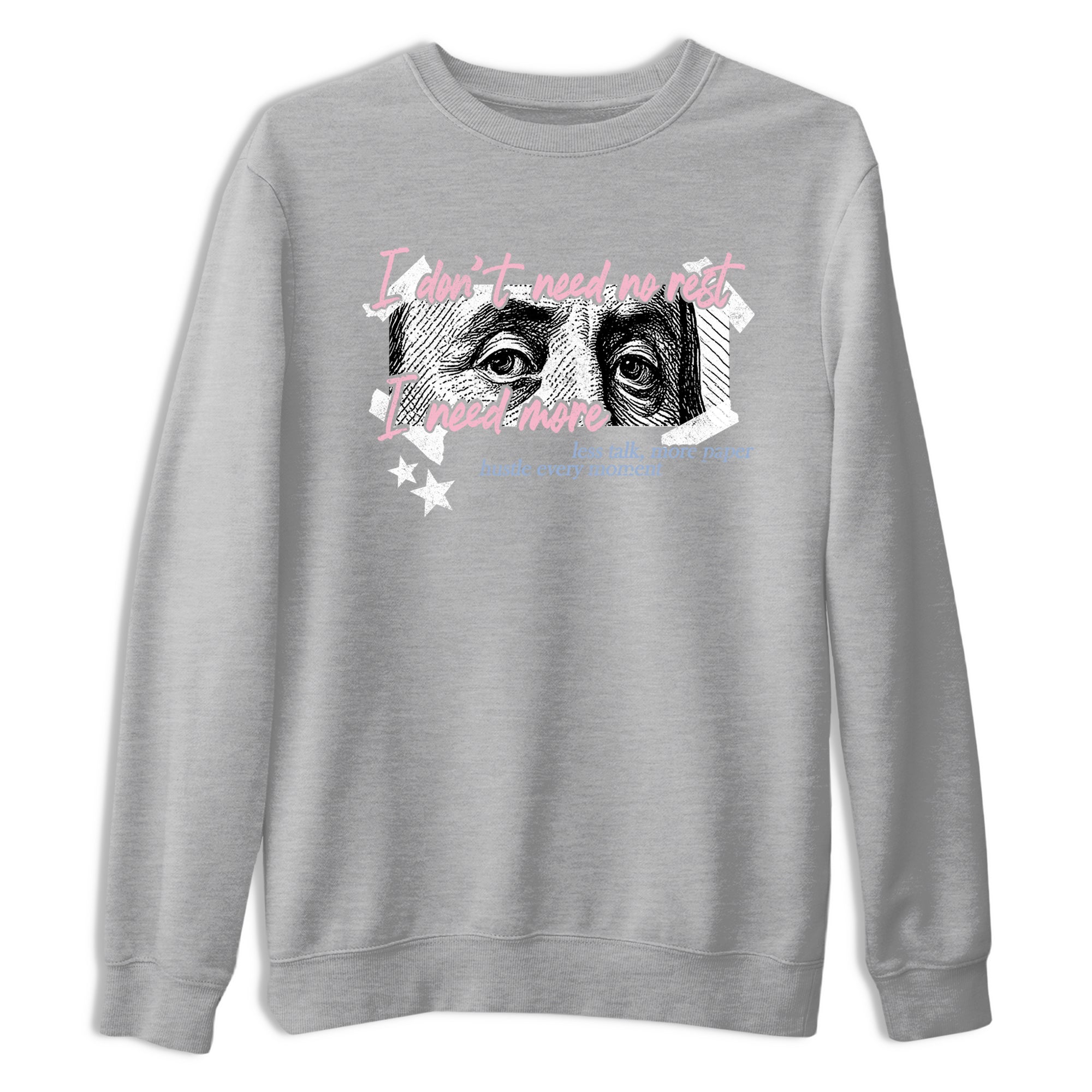 Sneaker match tees – Sneaker Tees To Match Air Jordan 5 35th Anniversary Shoes – I Need More Tee Heather Grey 2